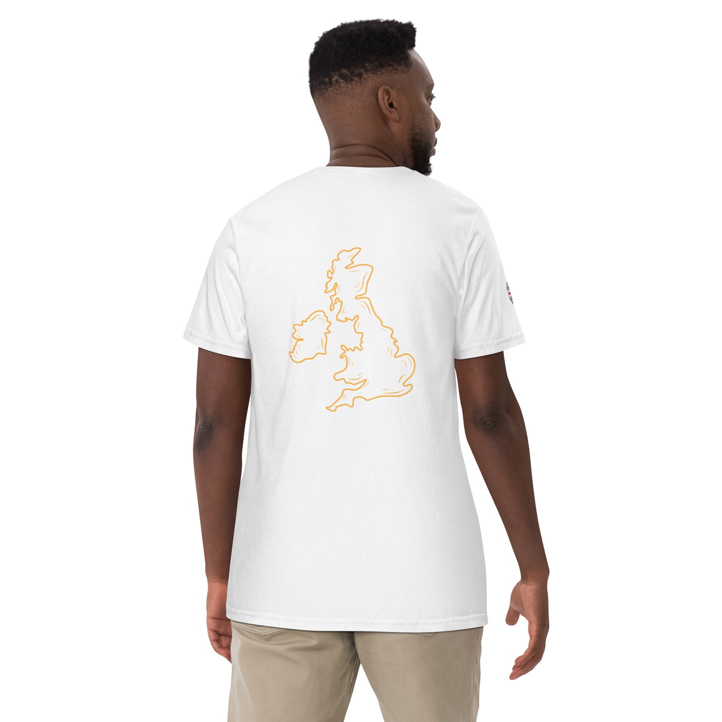 UK Unisex garment-dyed heavyweight t-shirt