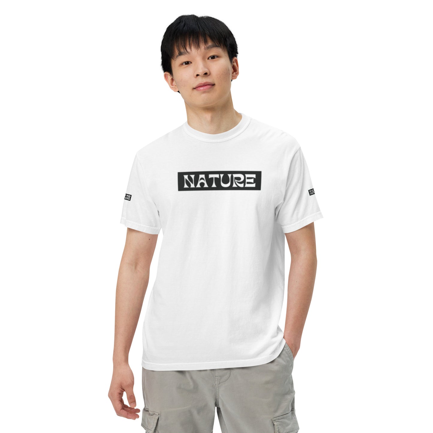 Nature Unisex garment-dyed heavyweight t-shirt