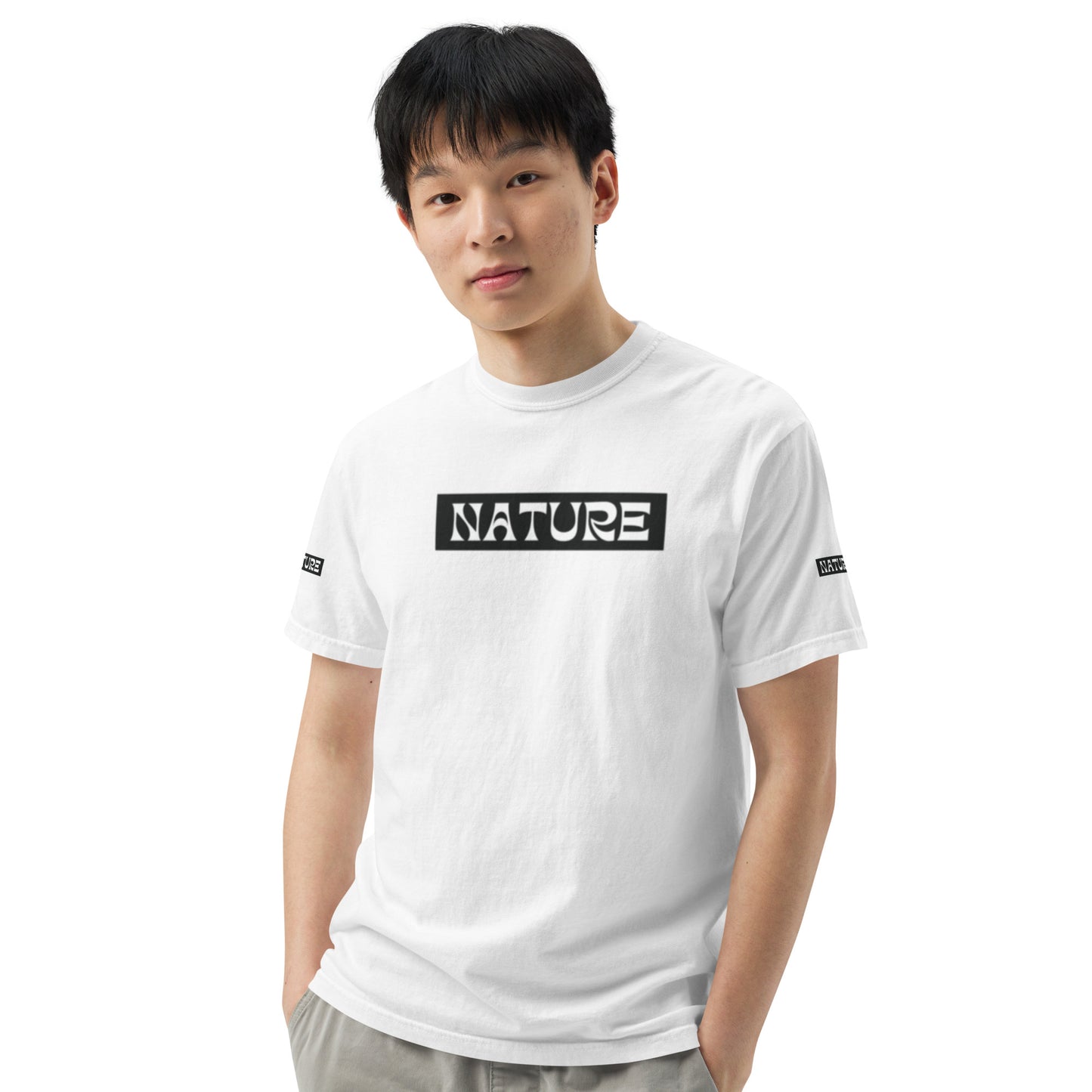 Nature Unisex garment-dyed heavyweight t-shirt
