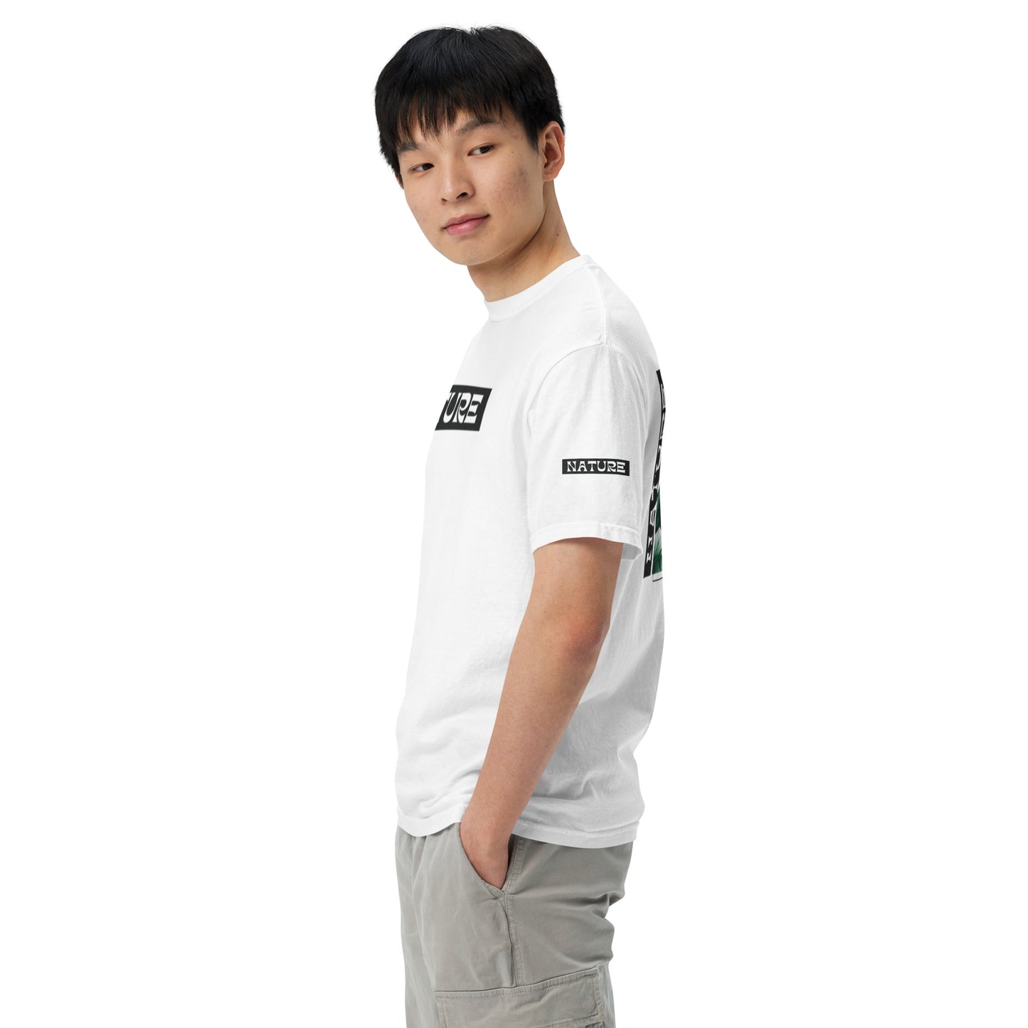 Nature Unisex garment-dyed heavyweight t-shirt