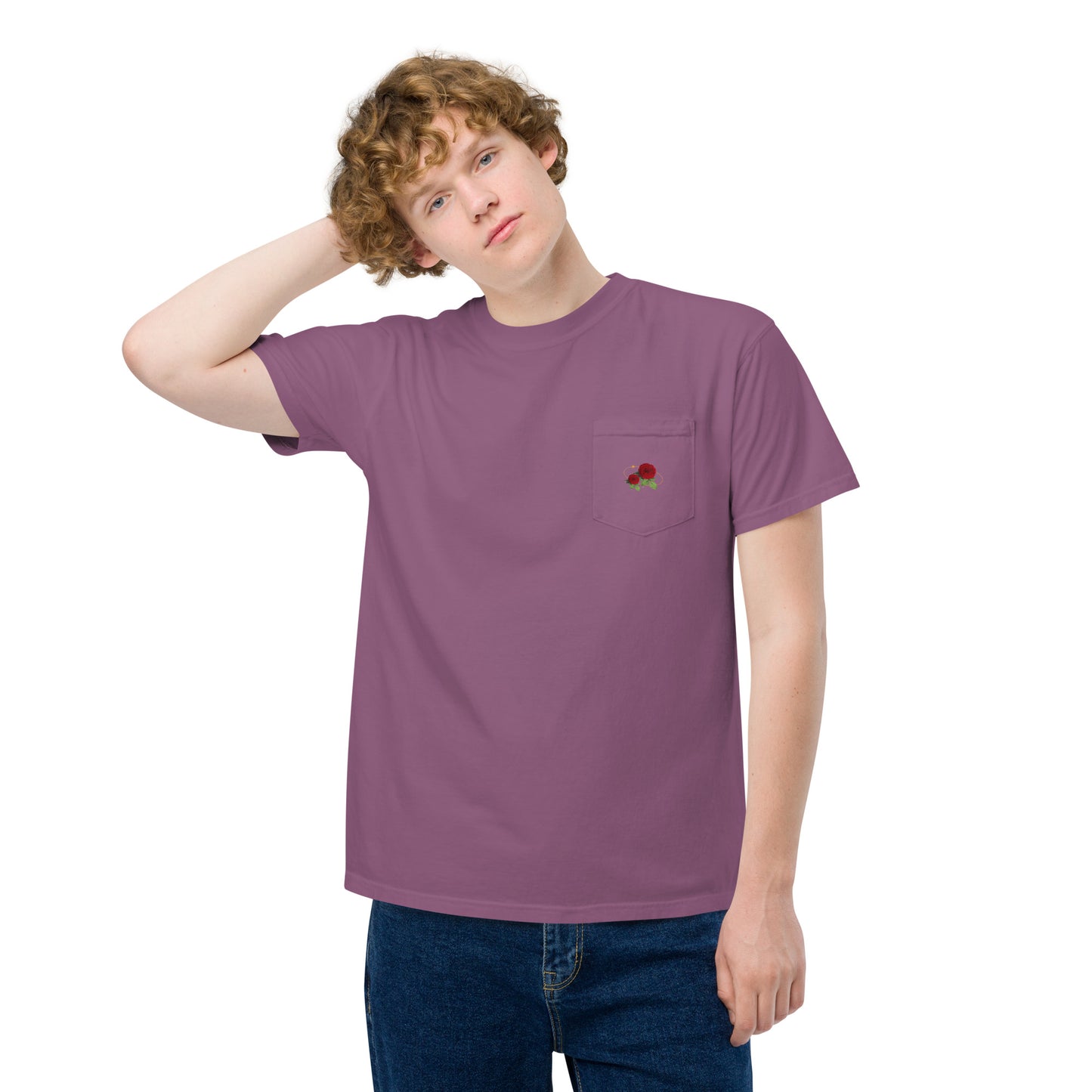 Flow-ar Unisex garment-dyed pocket t-shirt
