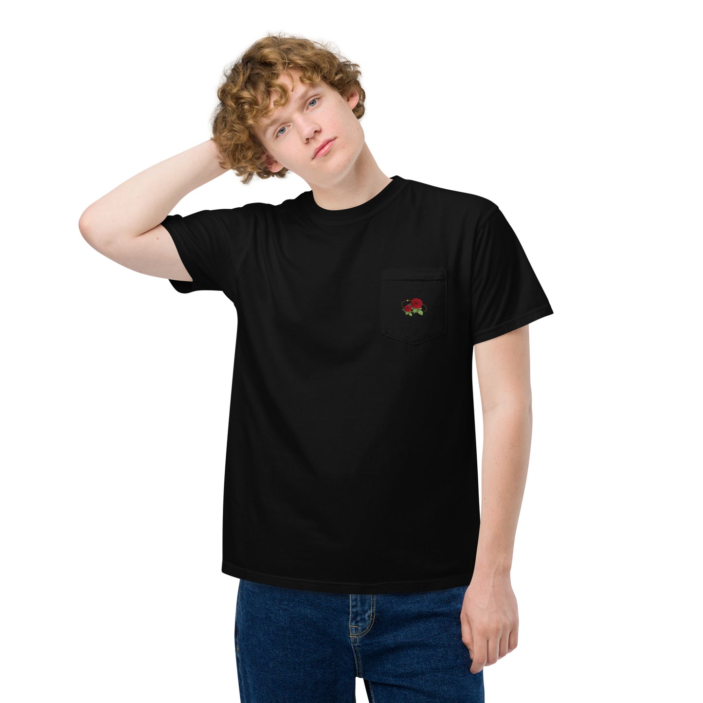 Flow-ar Unisex garment-dyed pocket t-shirt