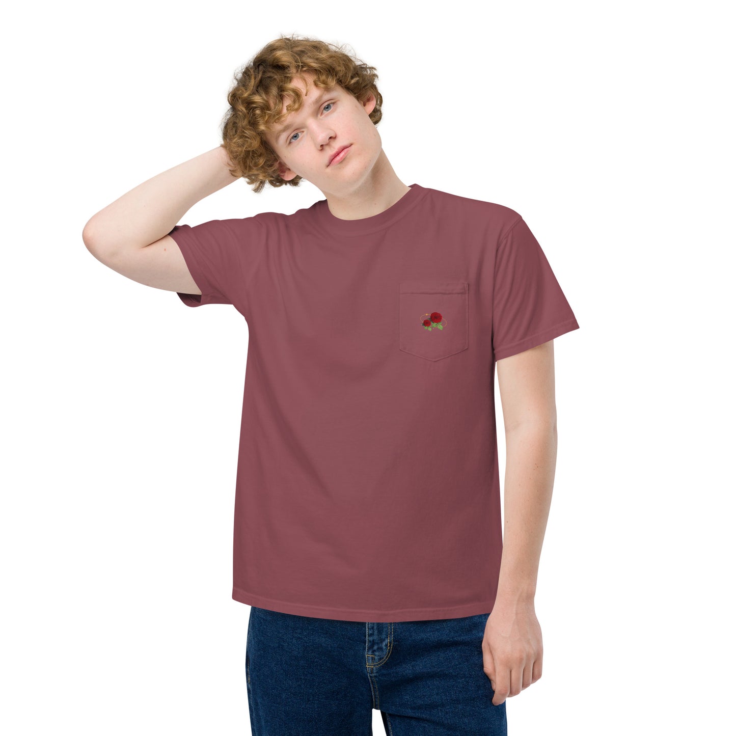 Flow-ar Unisex garment-dyed pocket t-shirt