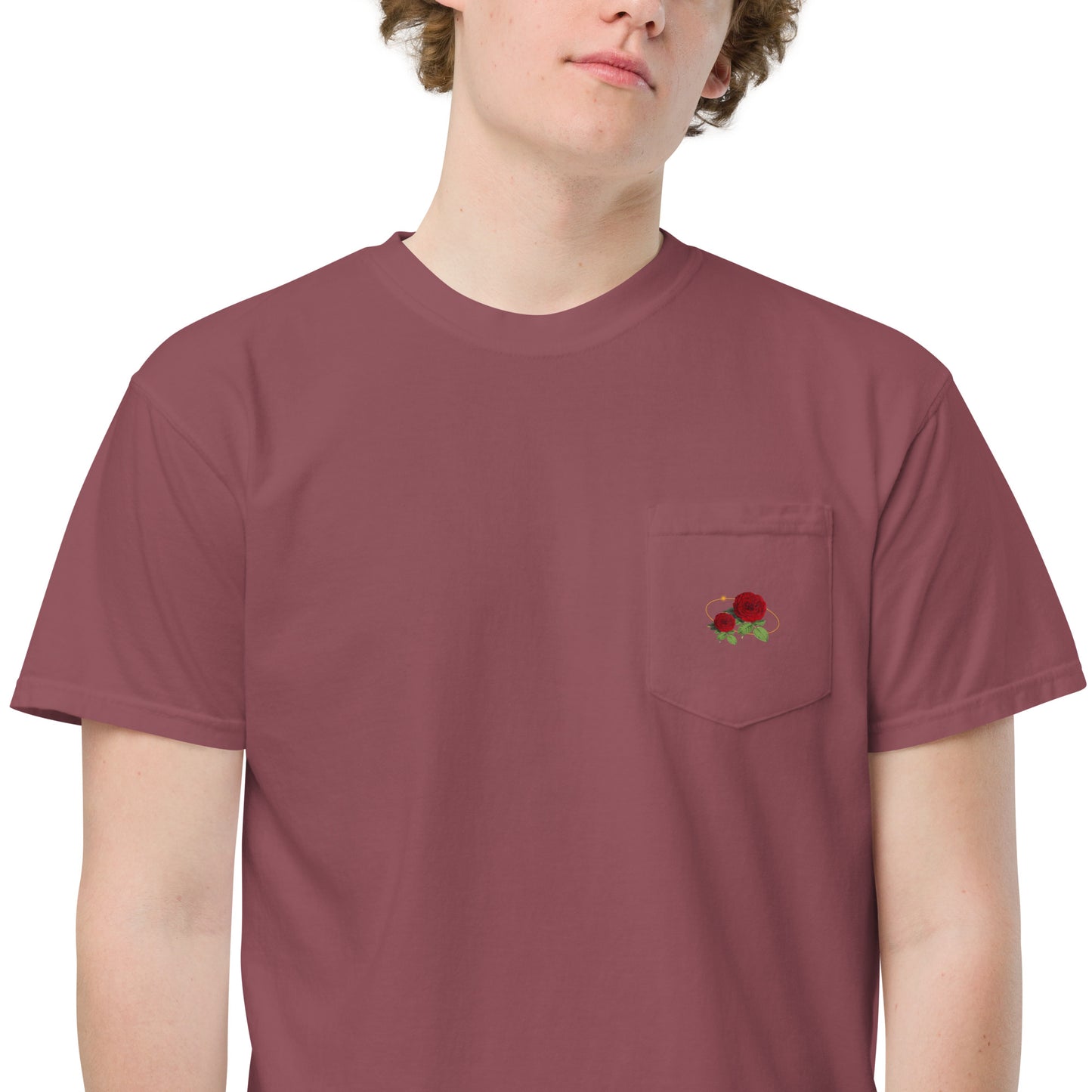 Flow-ar Unisex garment-dyed pocket t-shirt