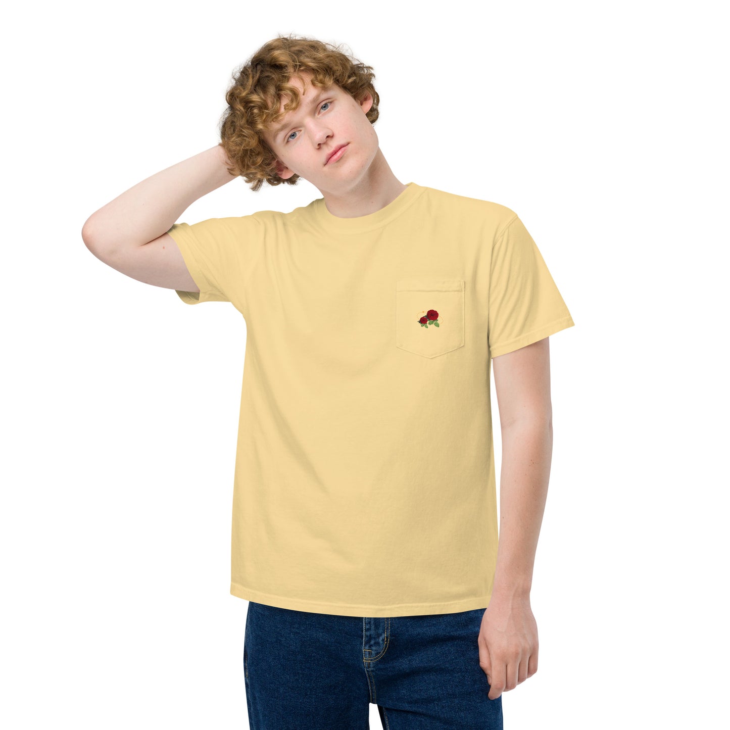 Flow-ar Unisex garment-dyed pocket t-shirt