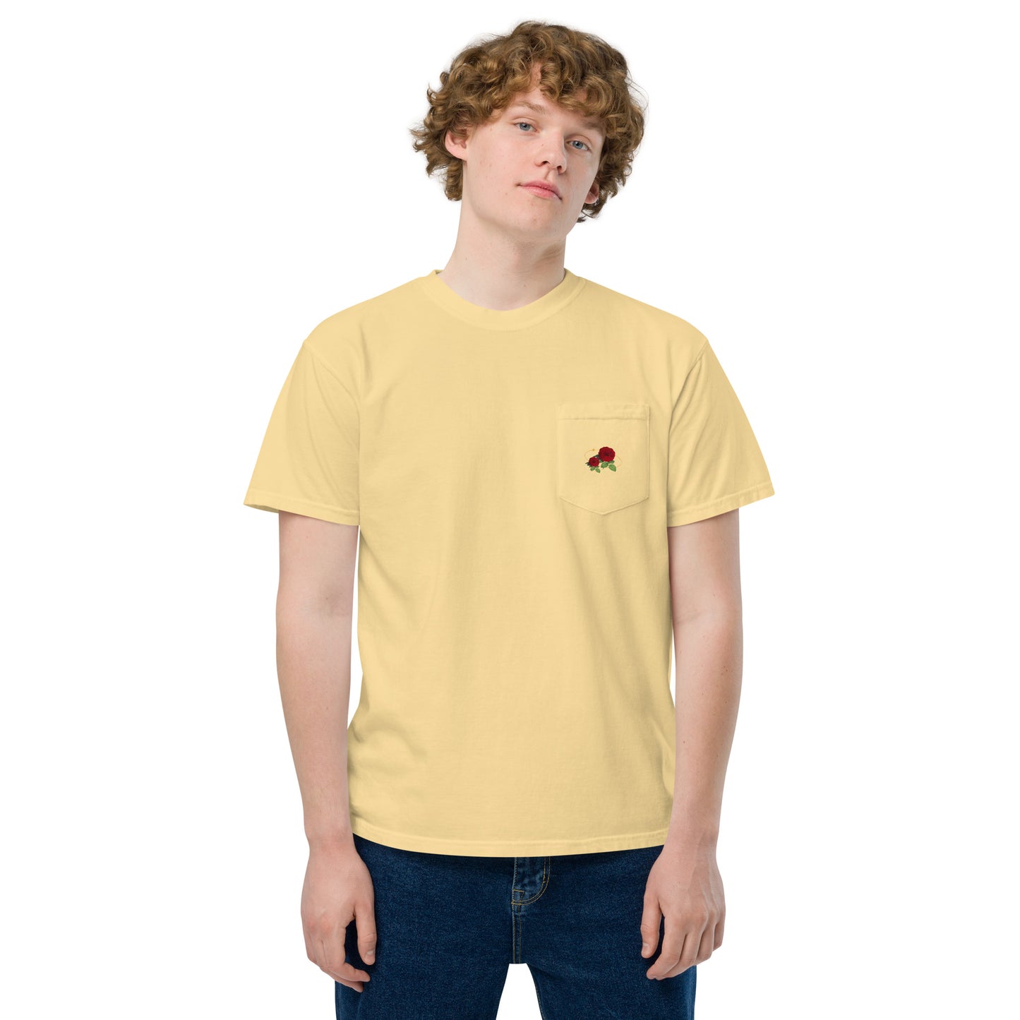 Flow-ar Unisex garment-dyed pocket t-shirt