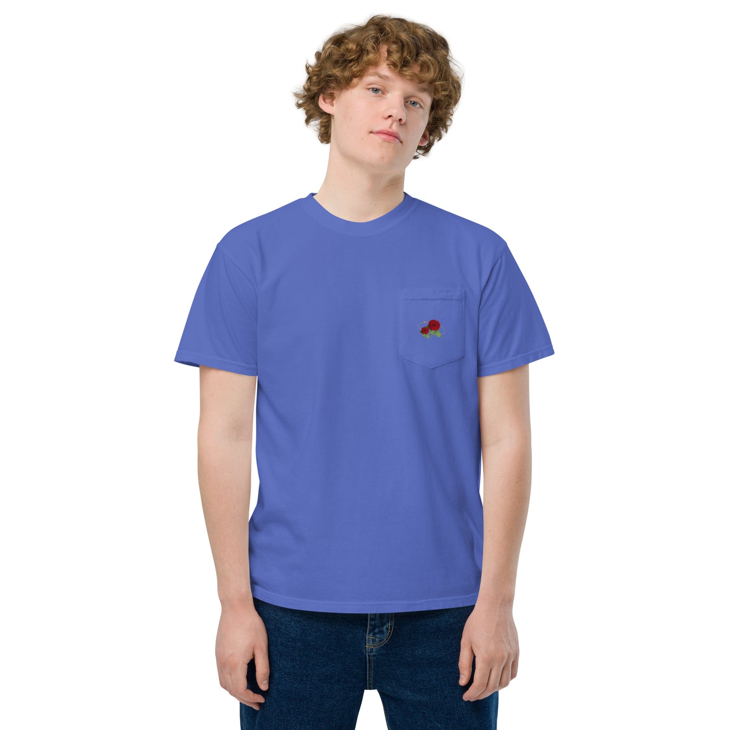 Flow-ar Unisex garment-dyed pocket t-shirt