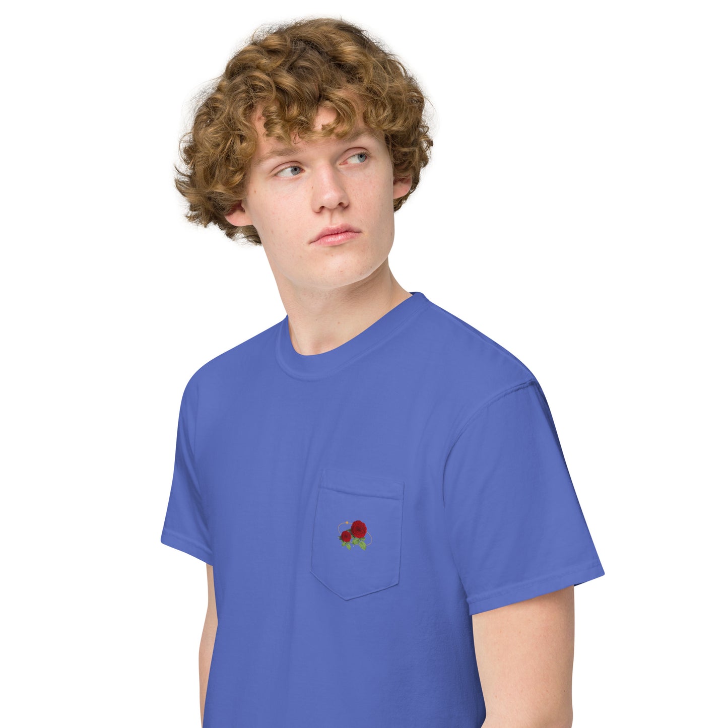 Flow-ar Unisex garment-dyed pocket t-shirt