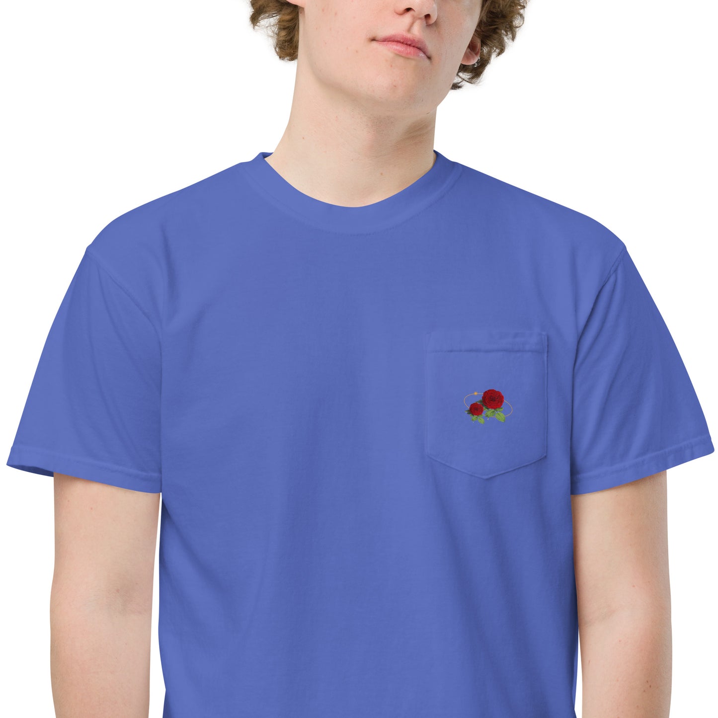 Flow-ar Unisex garment-dyed pocket t-shirt