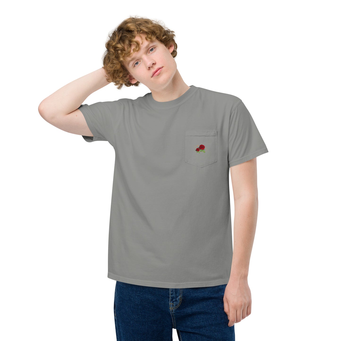 Flow-ar Unisex garment-dyed pocket t-shirt