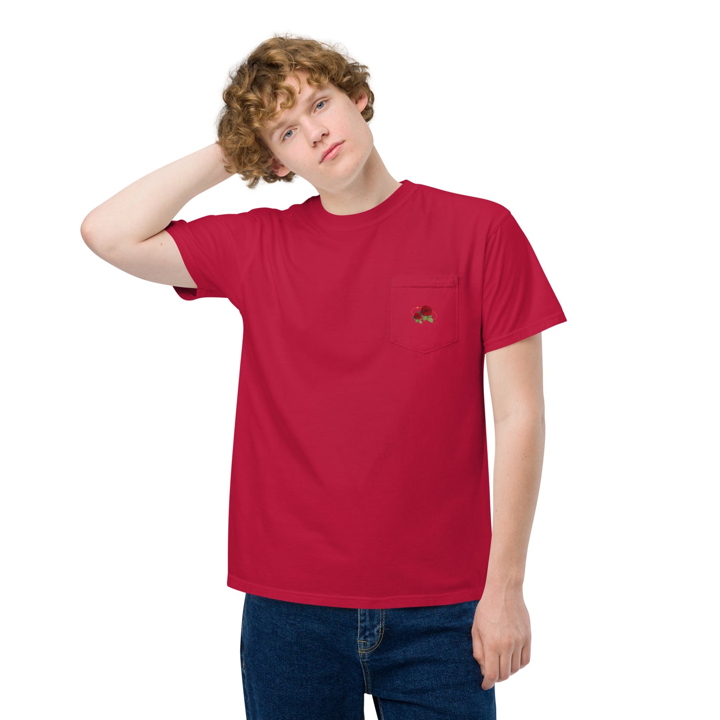 Flow-ar Unisex garment-dyed pocket t-shirt