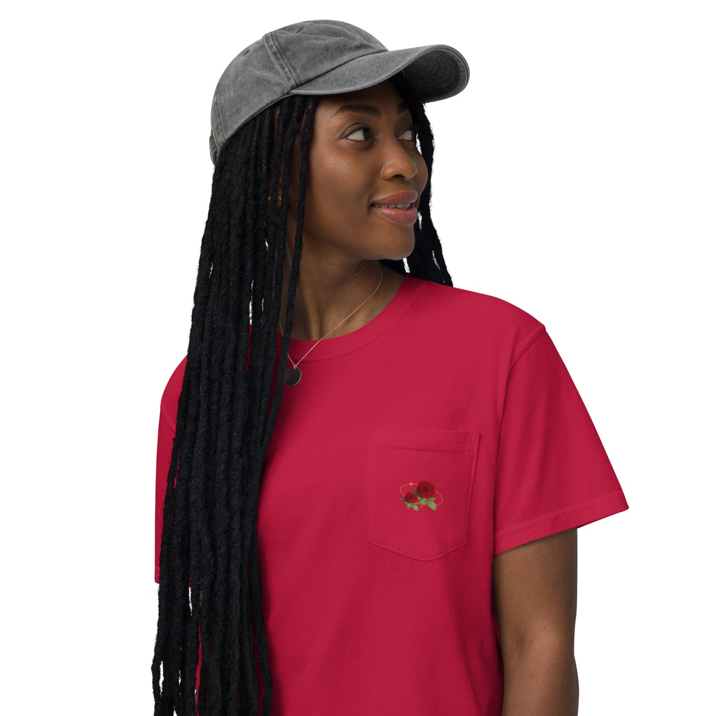 Flow-ar Unisex garment-dyed pocket t-shirt