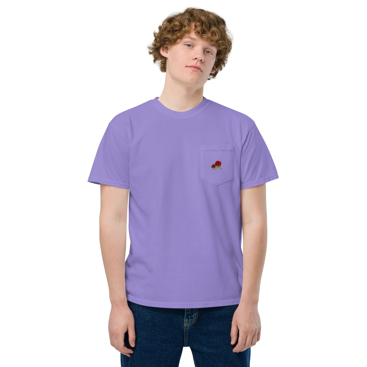 Flow-ar Unisex garment-dyed pocket t-shirt