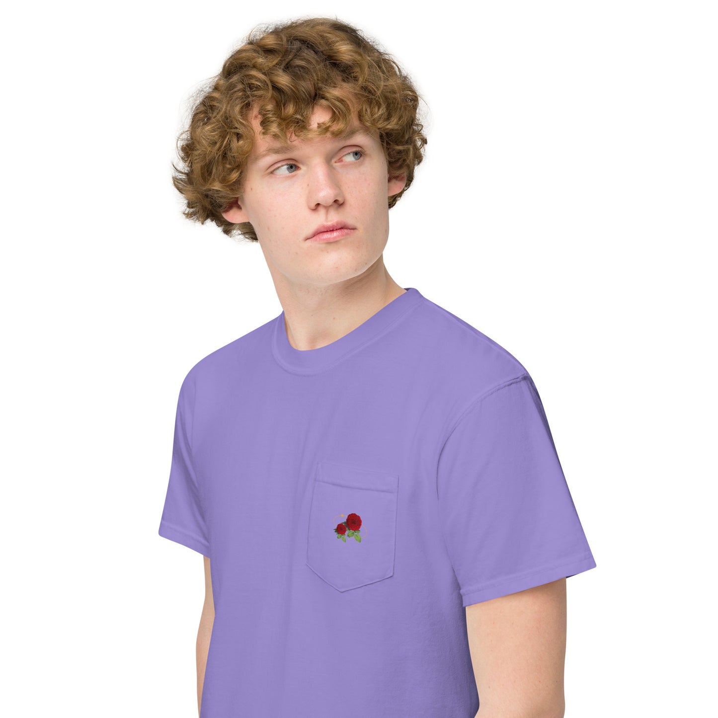 Flow-ar Unisex garment-dyed pocket t-shirt