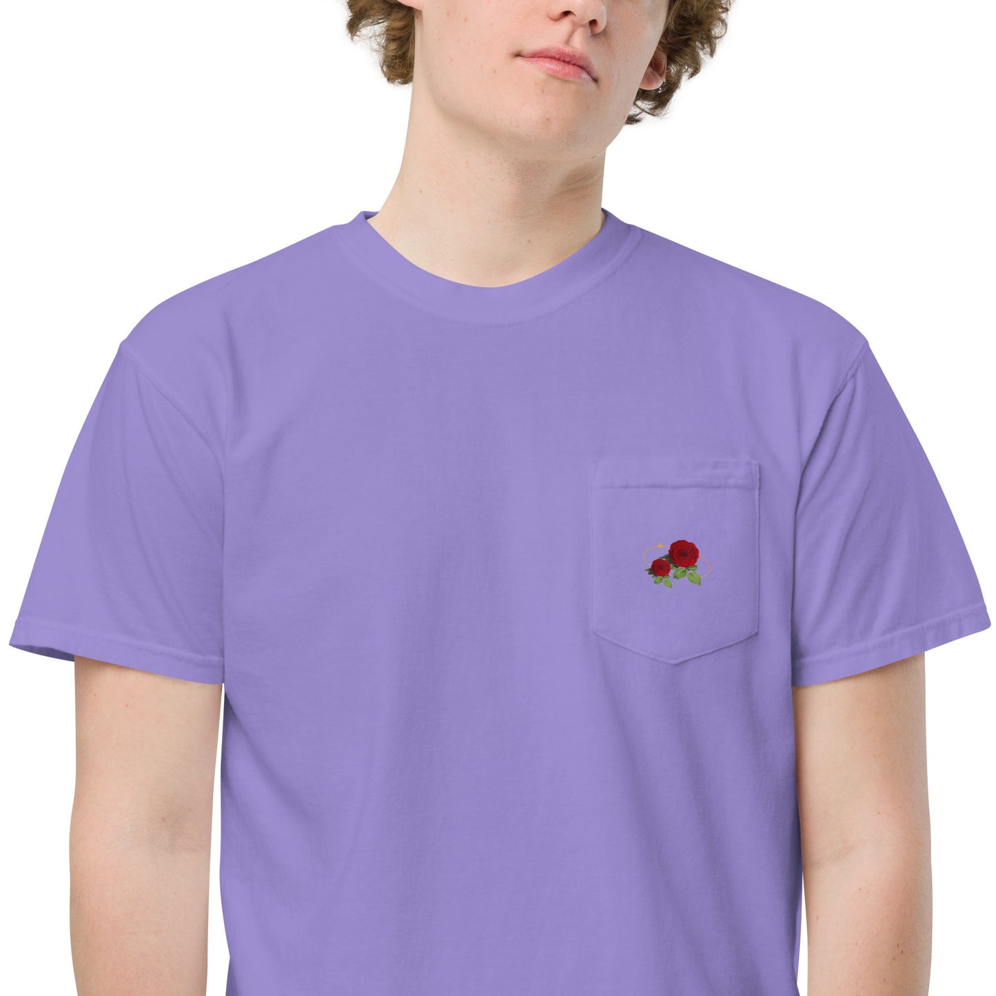 Flow-ar Unisex garment-dyed pocket t-shirt
