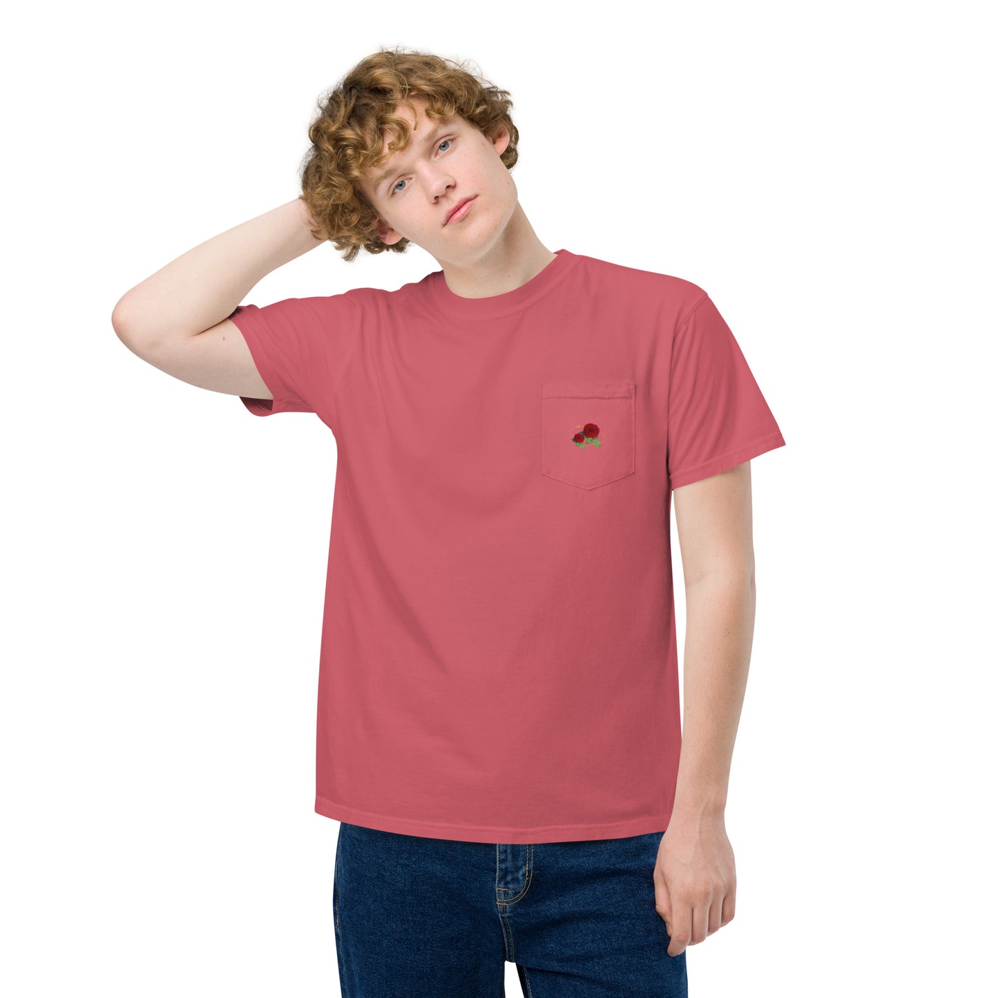 Flow-ar Unisex garment-dyed pocket t-shirt