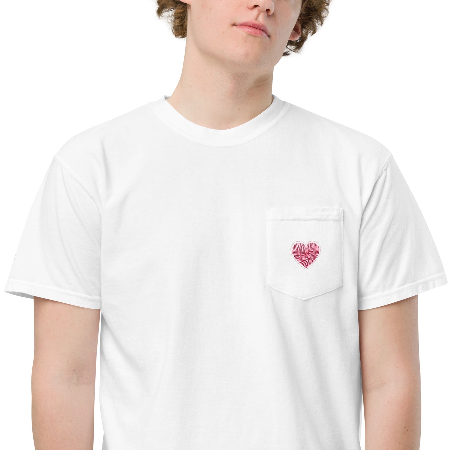 Heartz Unisex garment-dyed pocket t-shirt$26.50