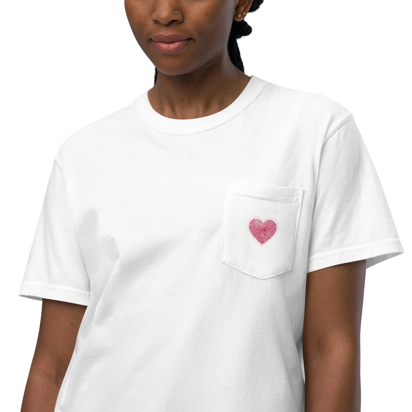 Heartz Unisex garment-dyed pocket t-shirt$26.50