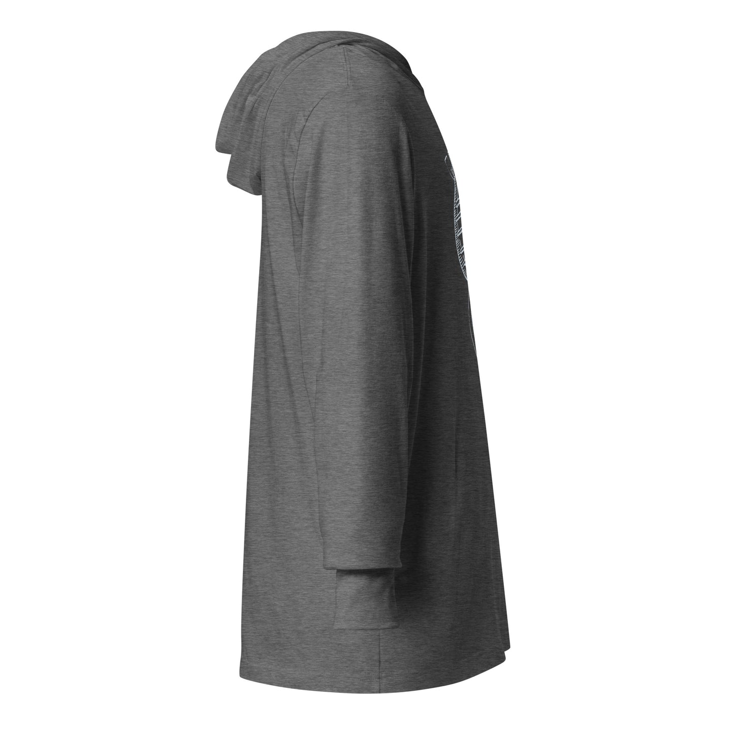 DNA Hooded long-sleeve tee