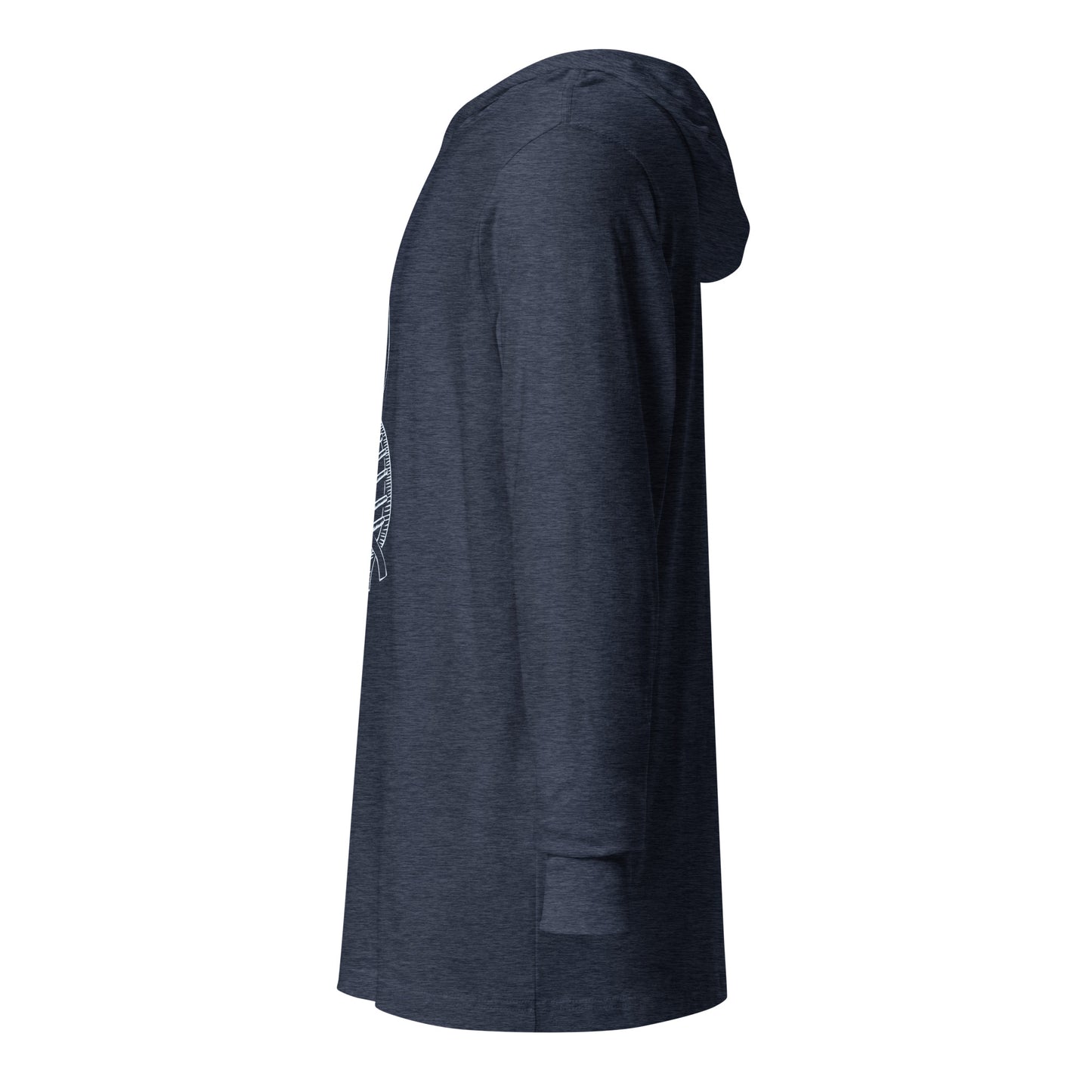 DNA Hooded long-sleeve tee