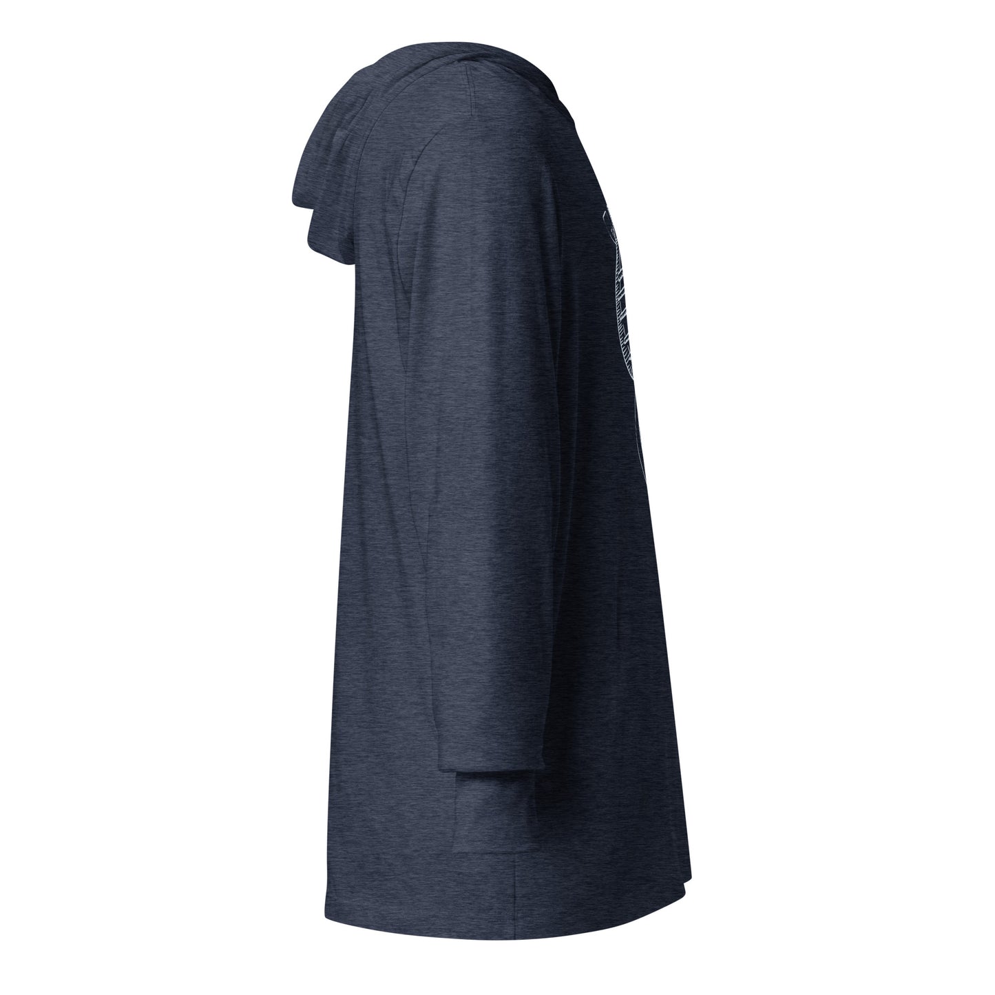DNA Hooded long-sleeve tee