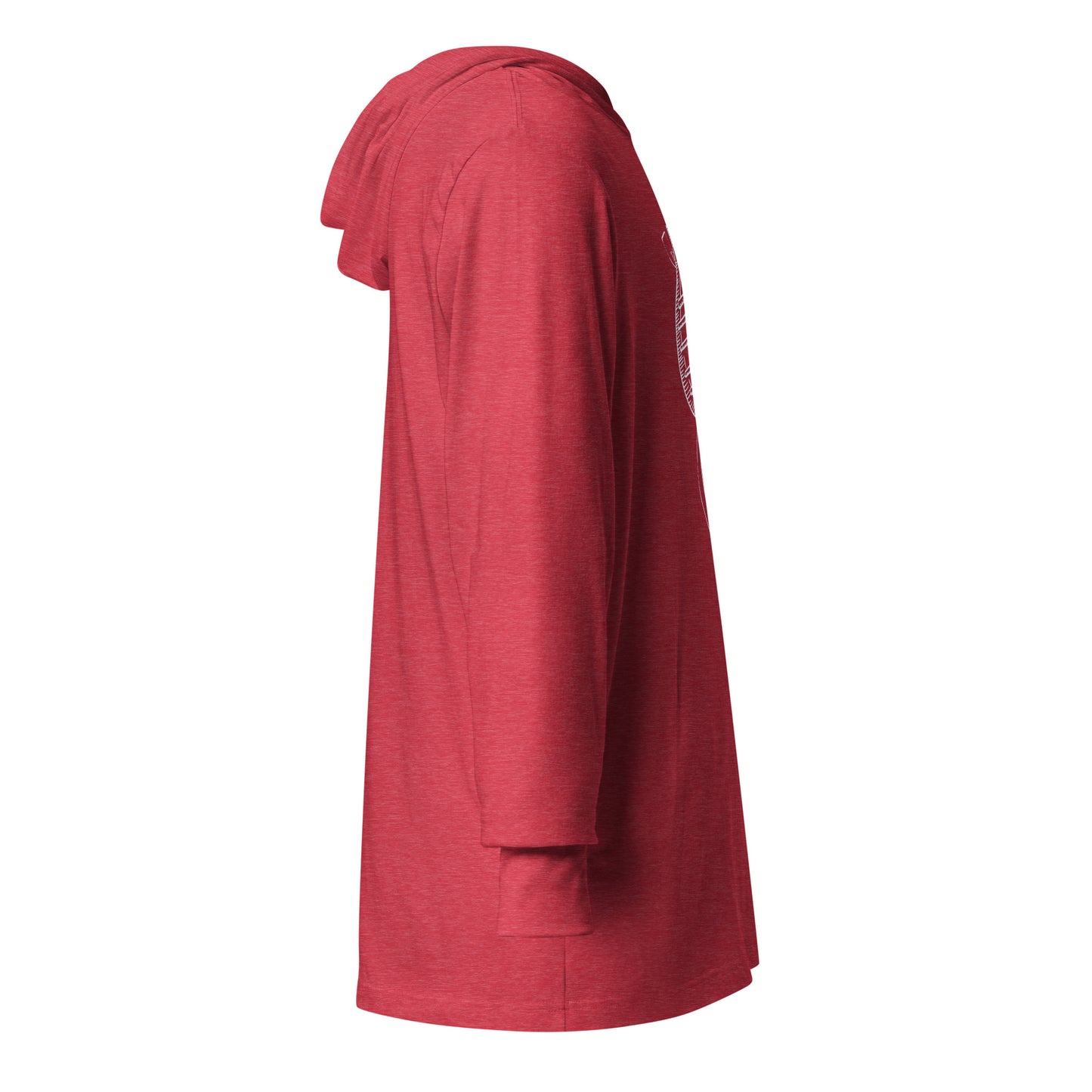 DNA Hooded long-sleeve tee
