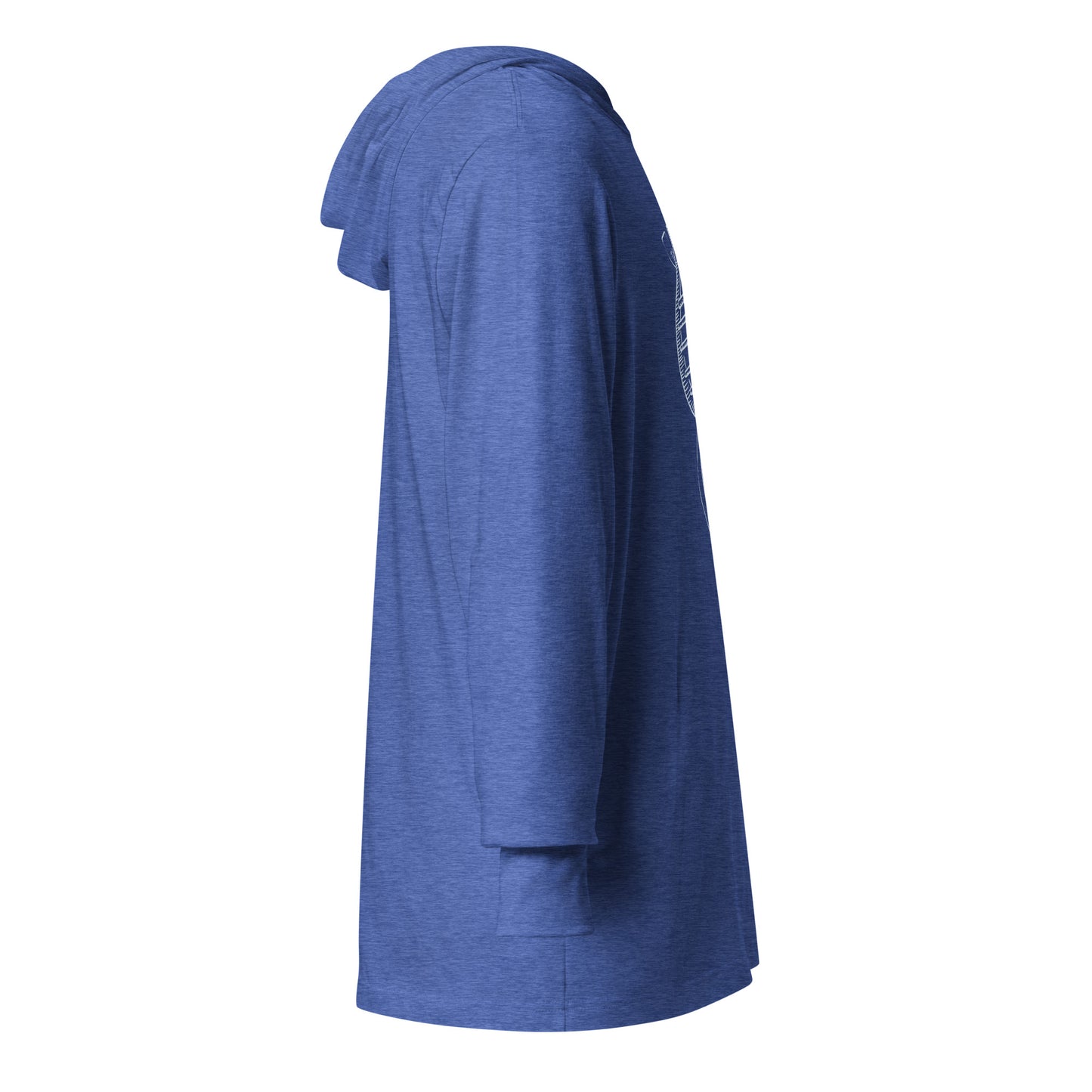 DNA Hooded long-sleeve tee