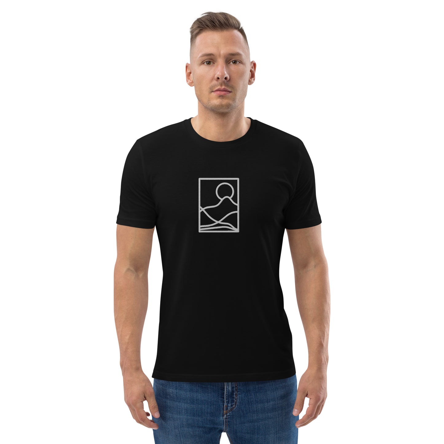 Framed Unisex organic cotton t-shirt