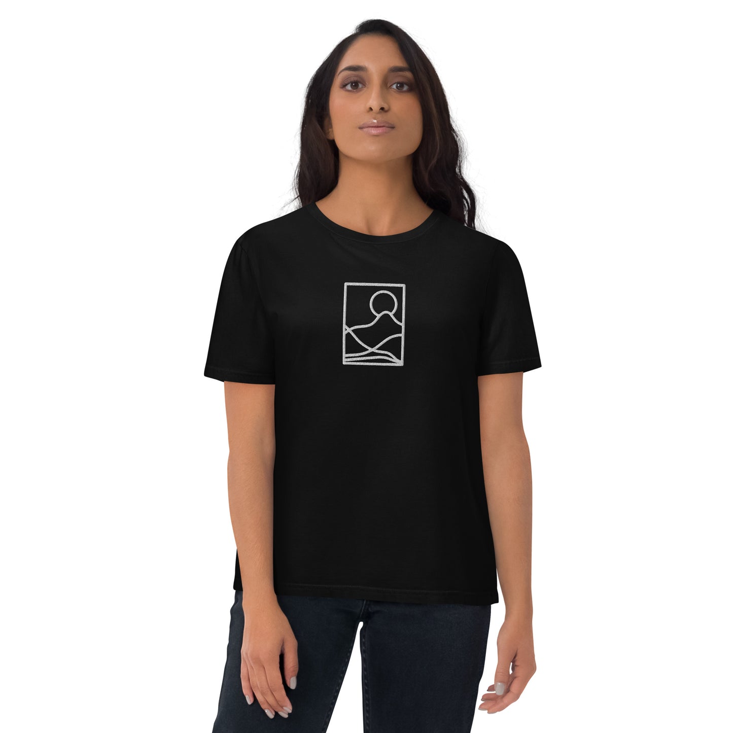 Framed Unisex organic cotton t-shirt