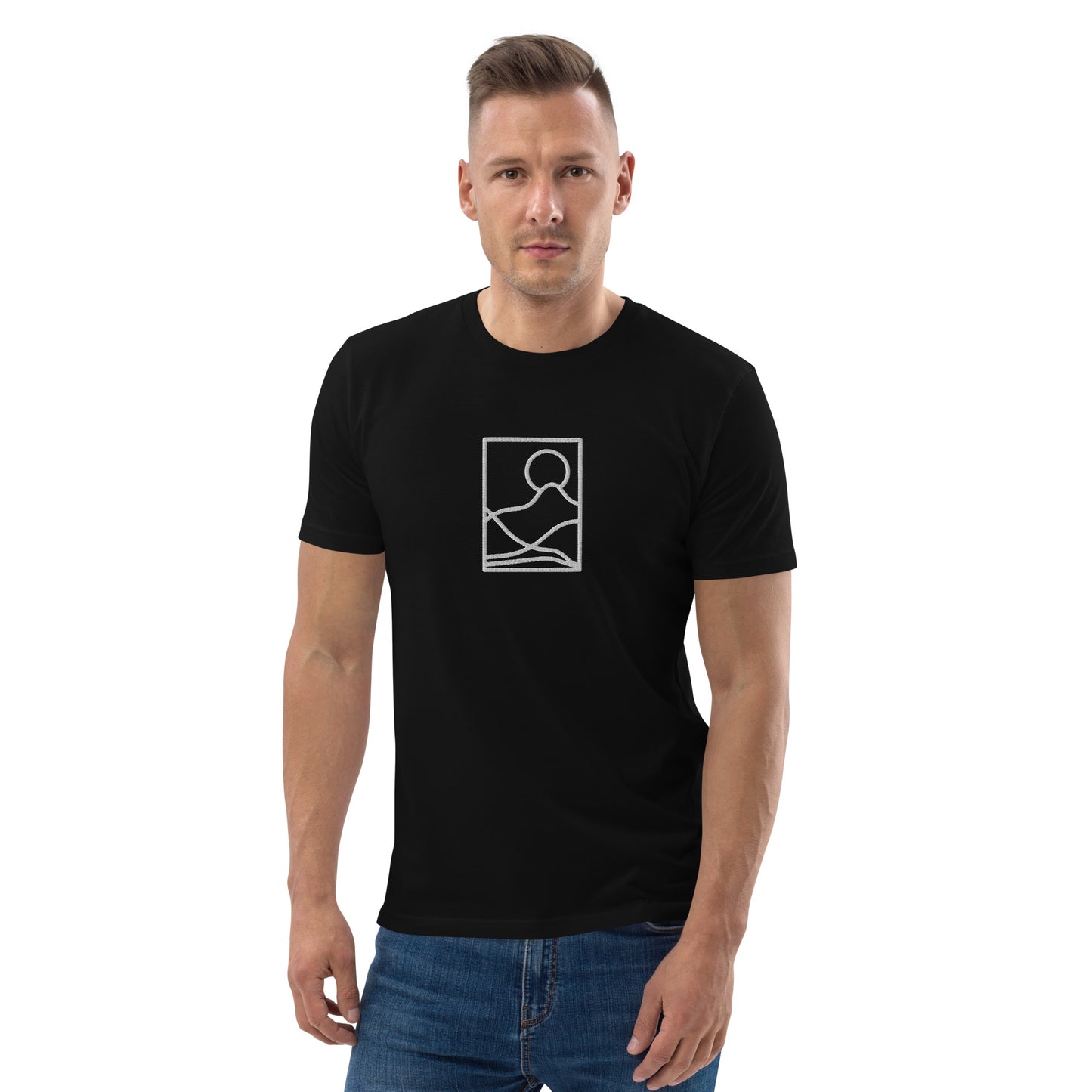 Framed Unisex organic cotton t-shirt