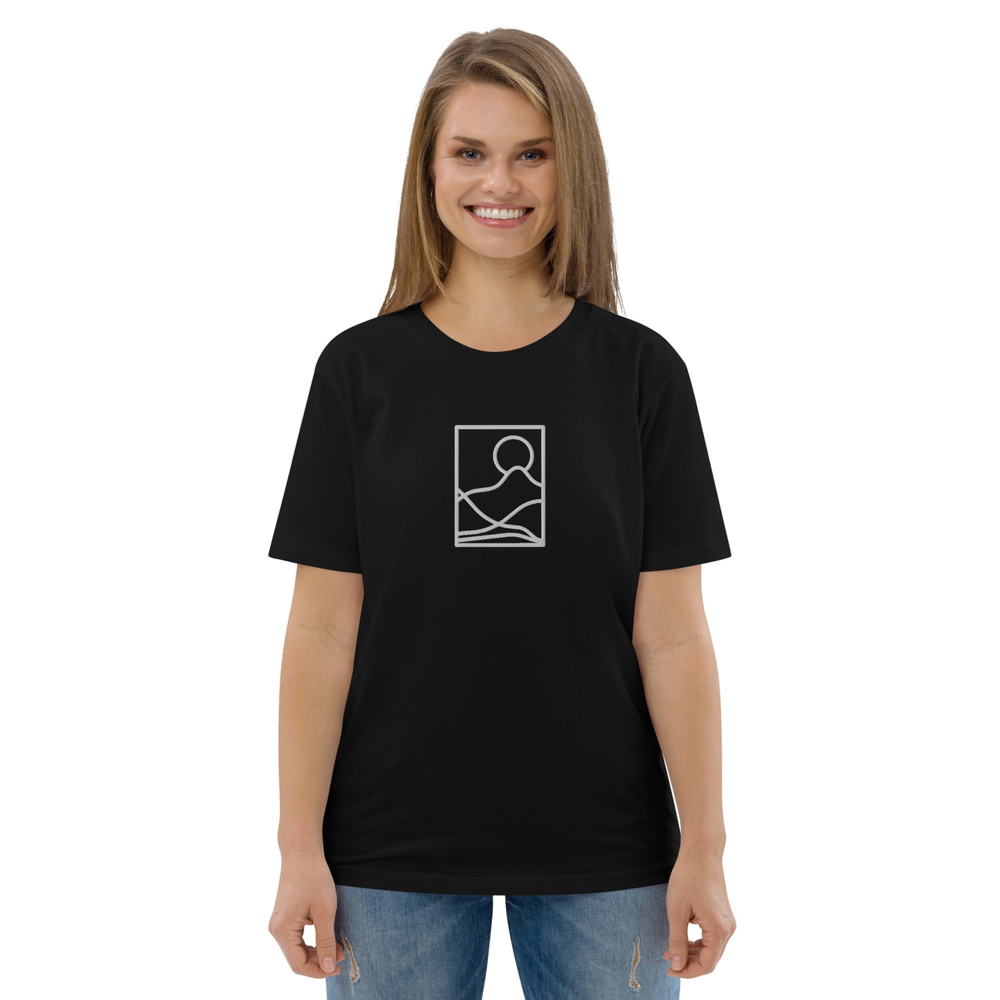 Framed Unisex organic cotton t-shirt