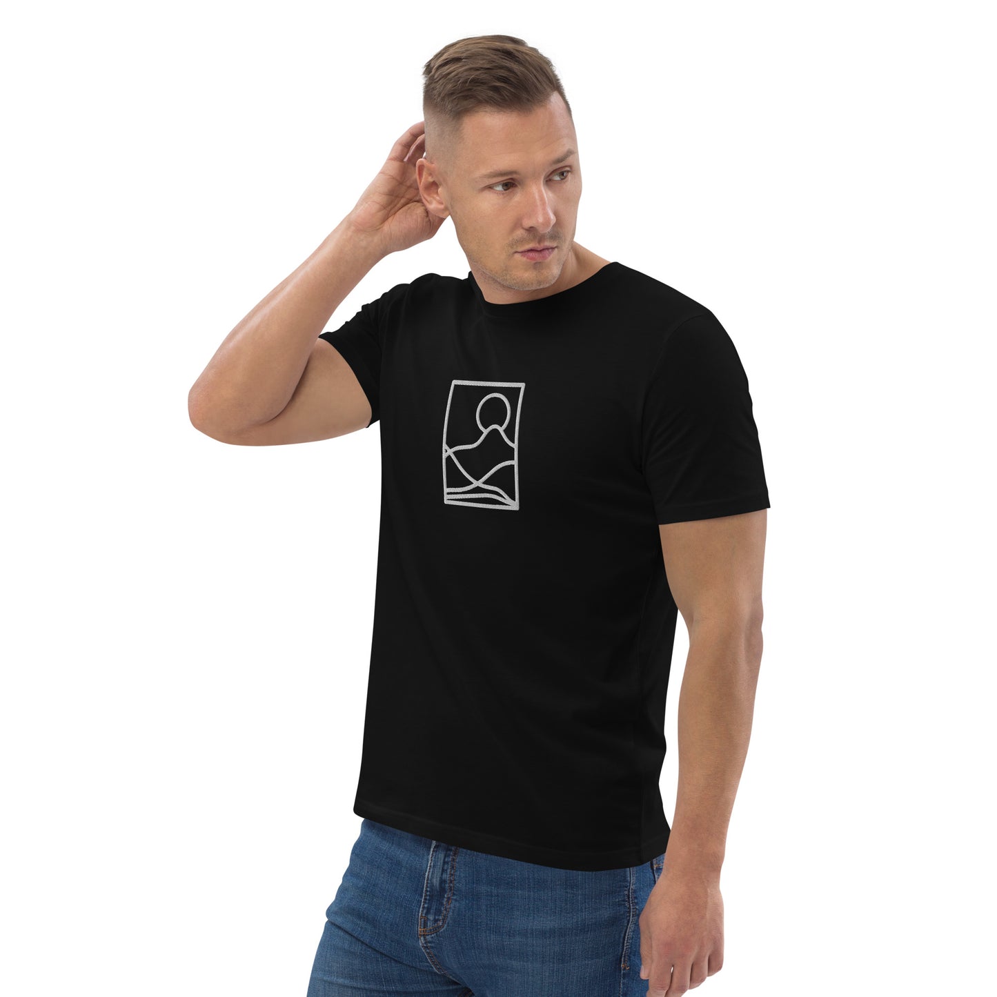 Framed Unisex organic cotton t-shirt