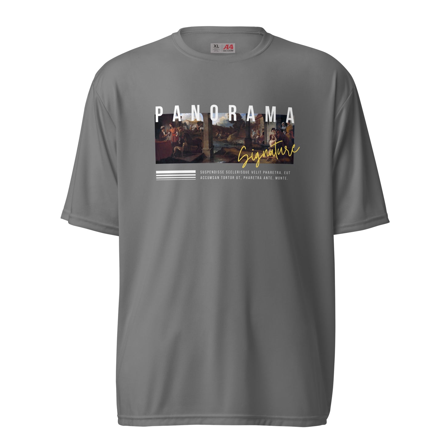 PANORAMA Unisex performance crew neck t-shirt