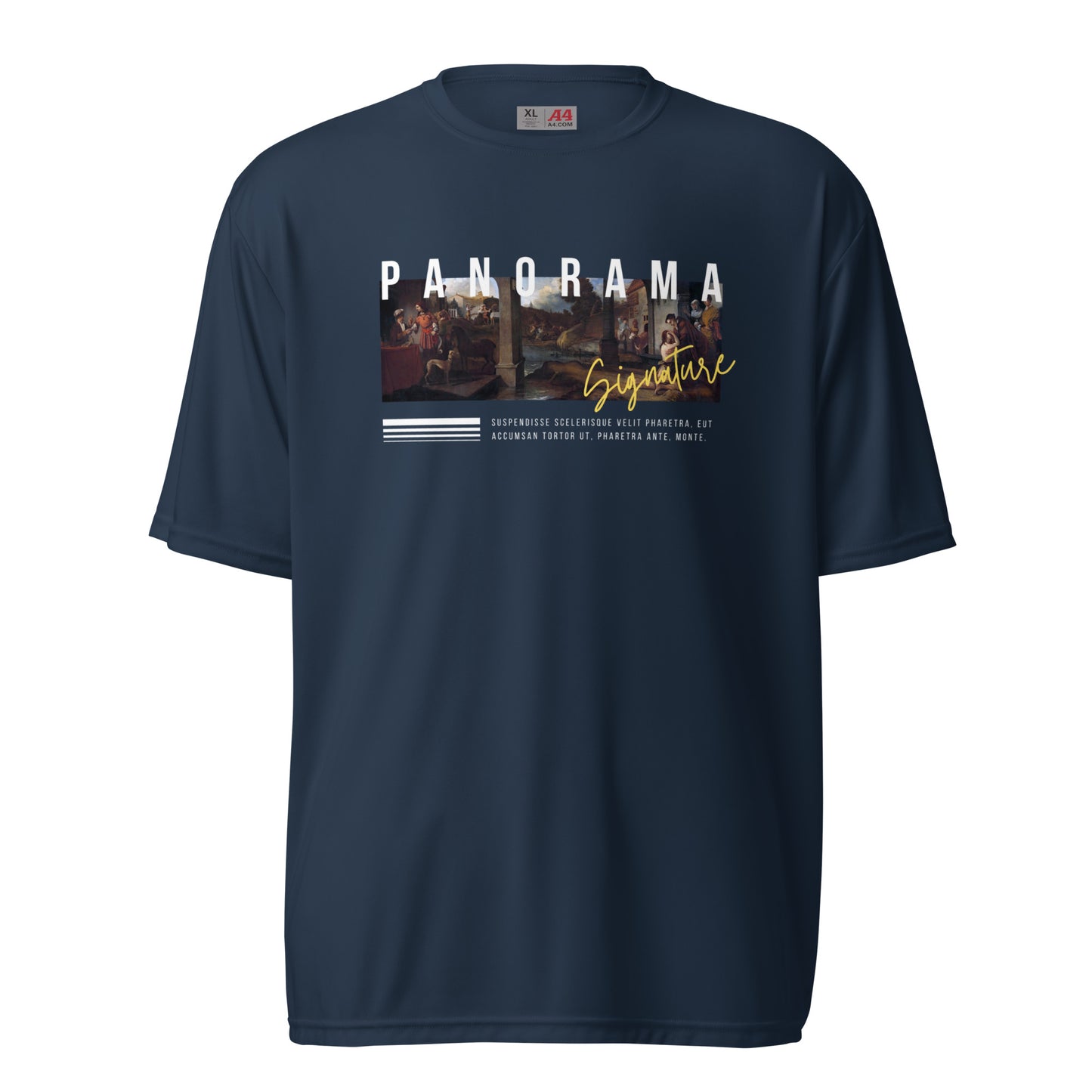 PANORAMA Unisex performance crew neck t-shirt