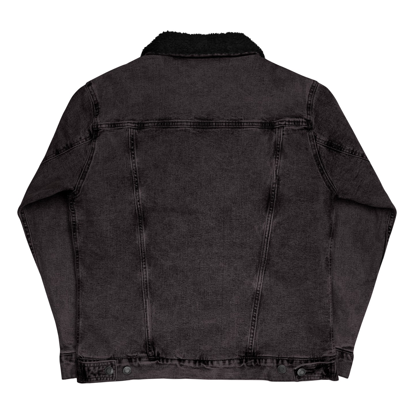 Musical denim sherpa jacket