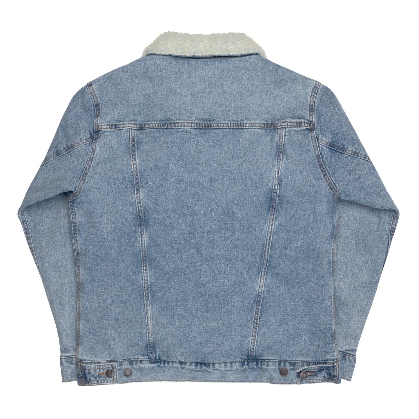 Musical denim sherpa jacket