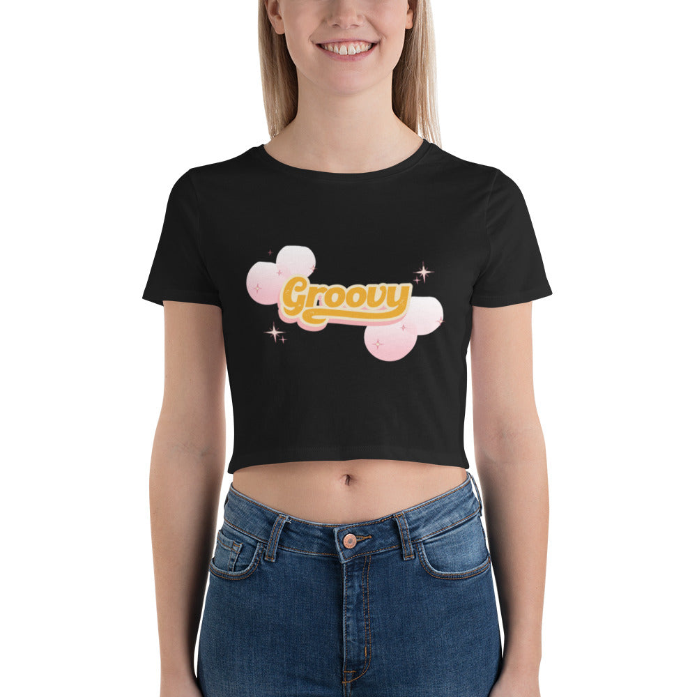 Groovy Women’s Crop Tee