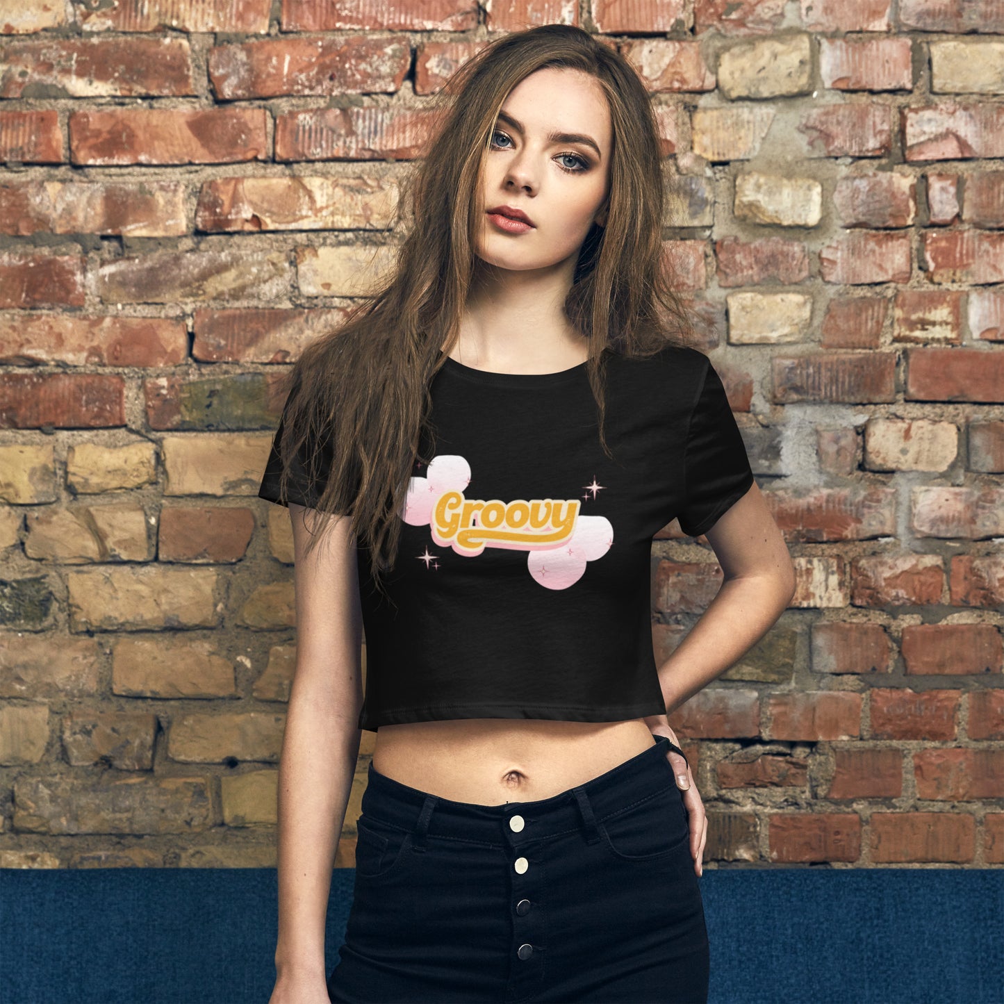 Groovy Women’s Crop Tee