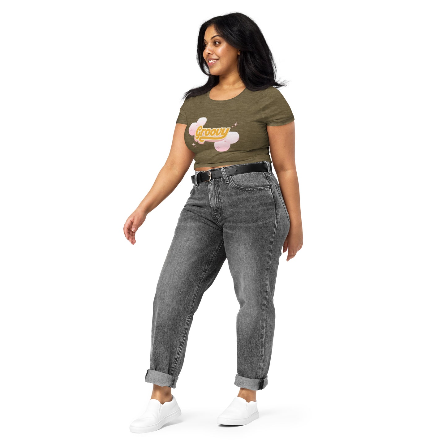 Groovy Women’s Crop Tee
