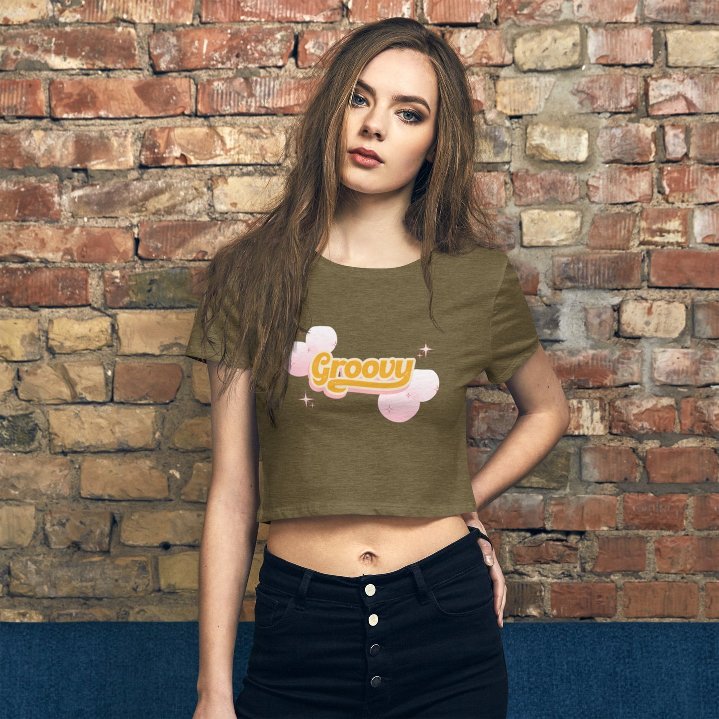 Groovy Women’s Crop Tee