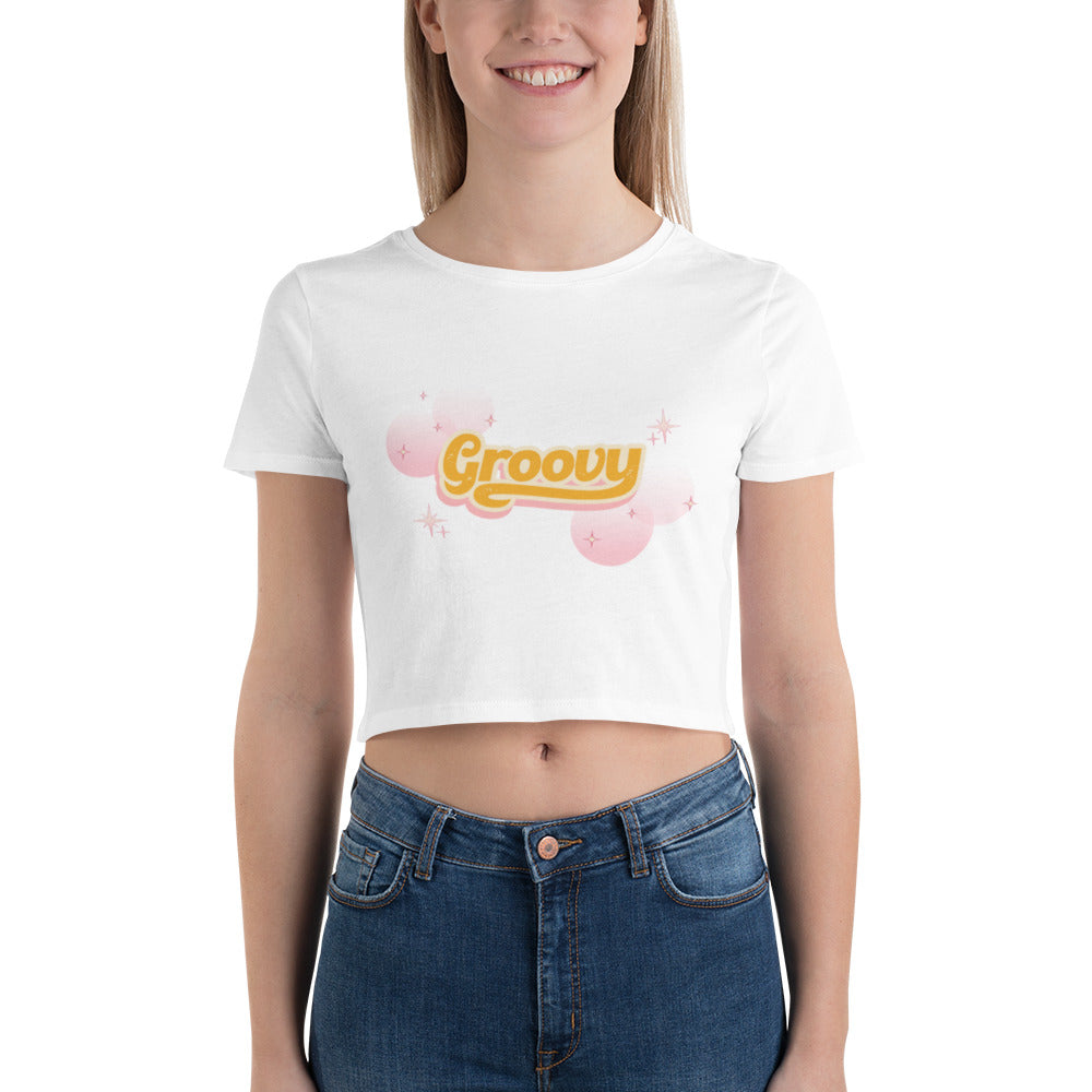 Groovy Women’s Crop Tee