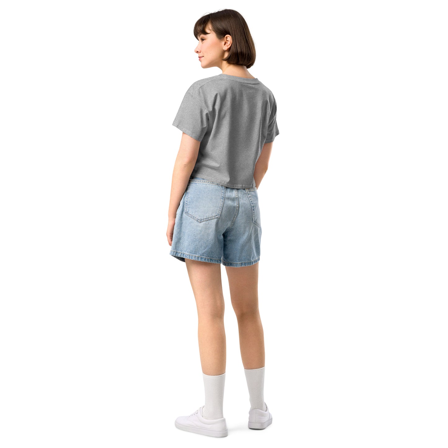 Plain Solid-Colored Women’s crop top