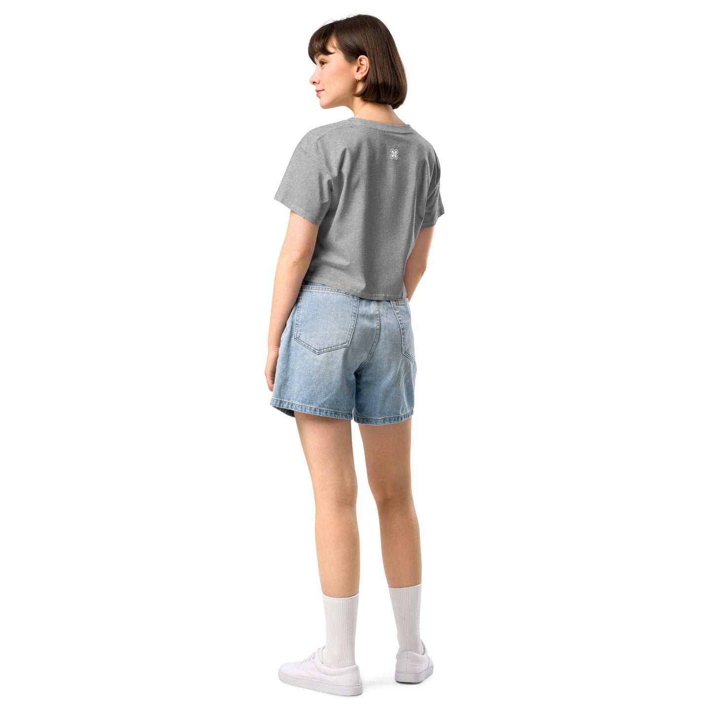 Heart-Angel Women’s crop top