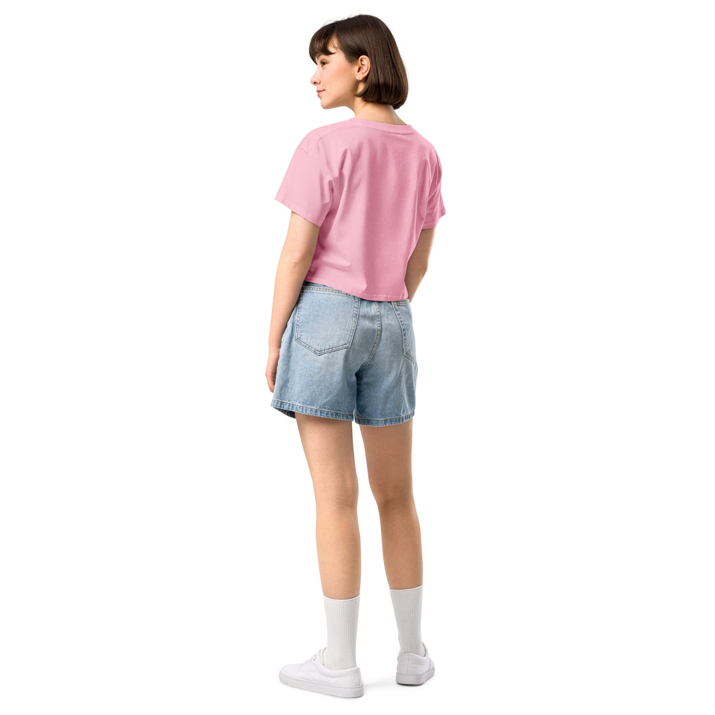 Plain Solid-Colored Women’s crop top