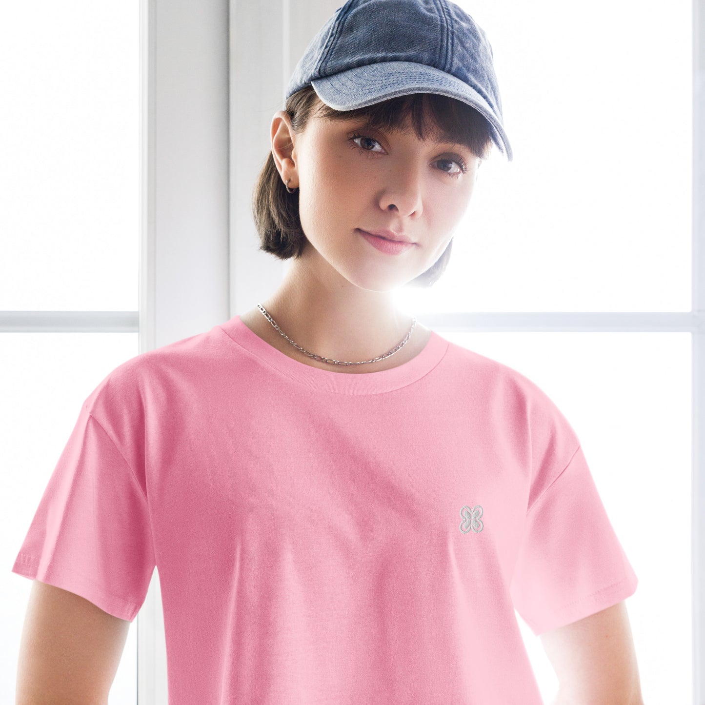 Plain Solid-Colored Women’s crop top