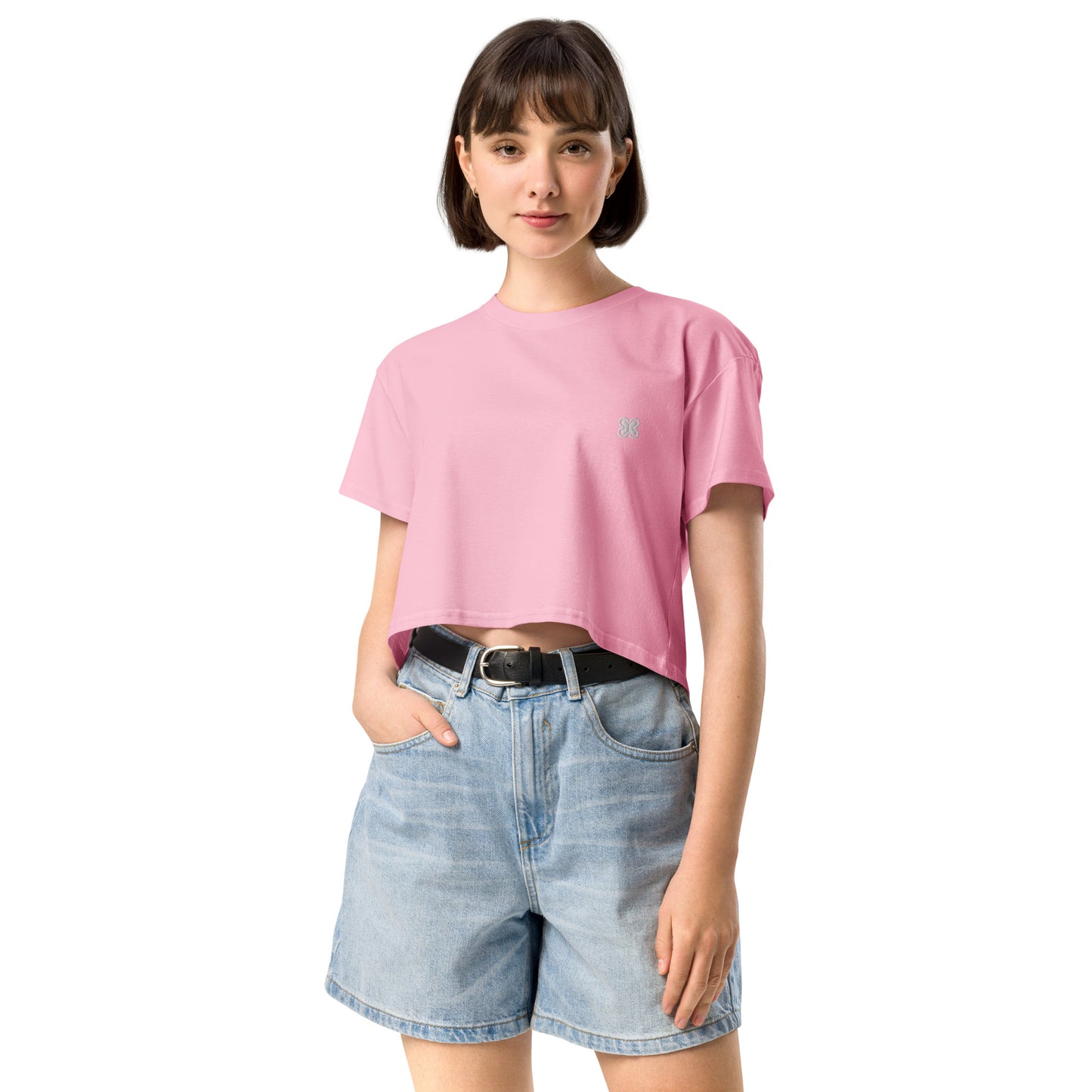 Plain Solid-Colored Women’s crop top