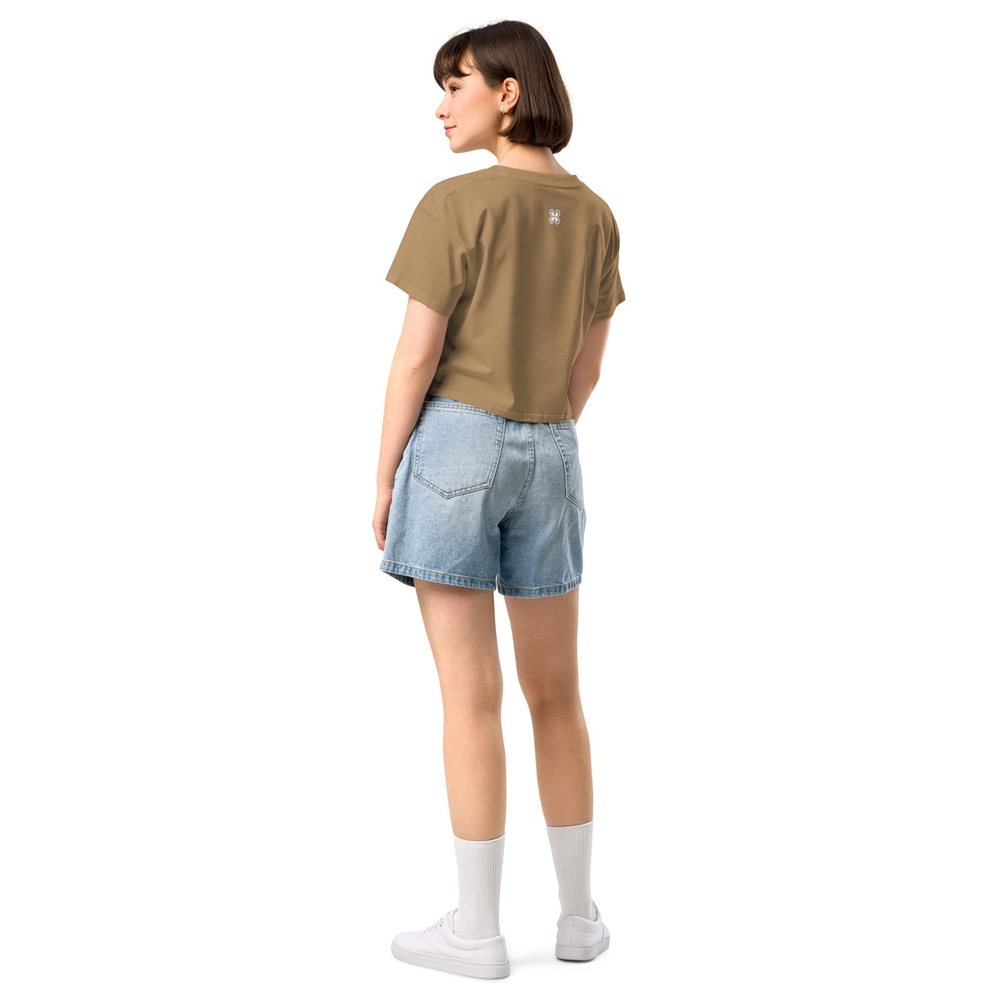 Heart-Angel Women’s crop top