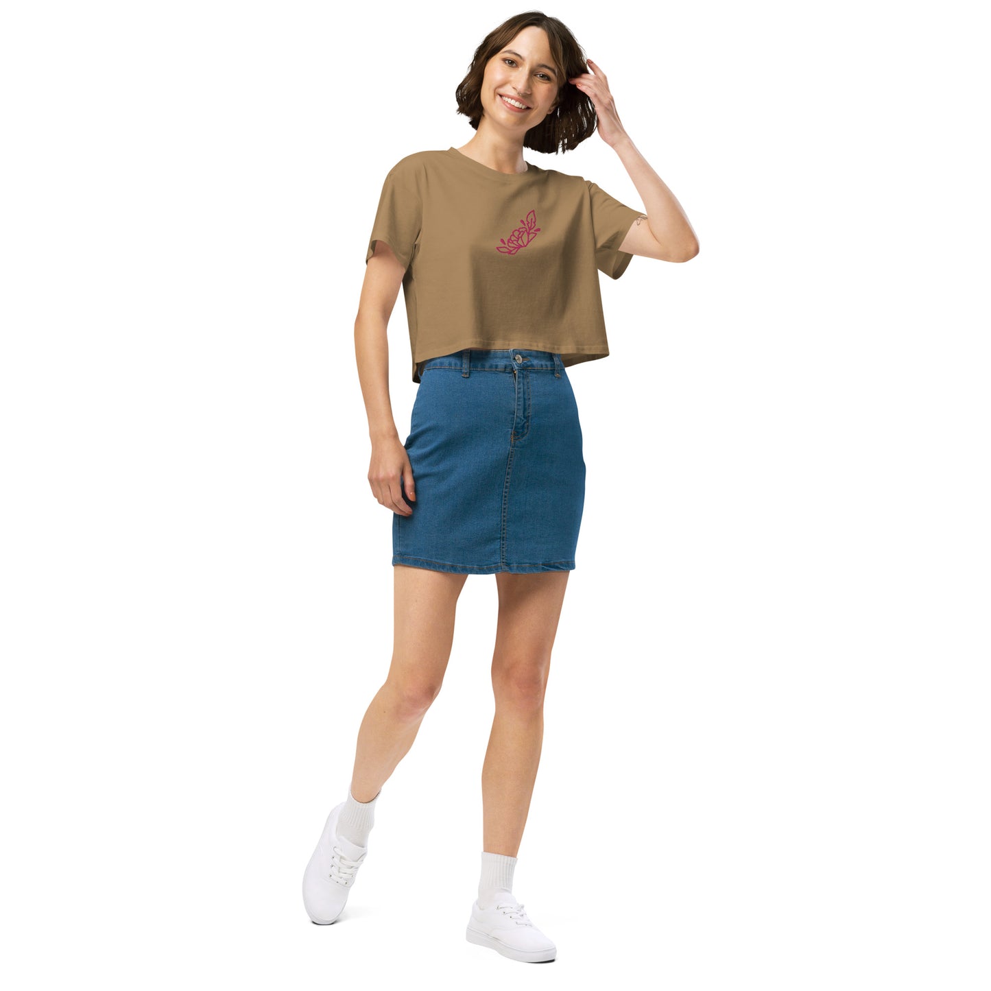 Flower Women’s crop top