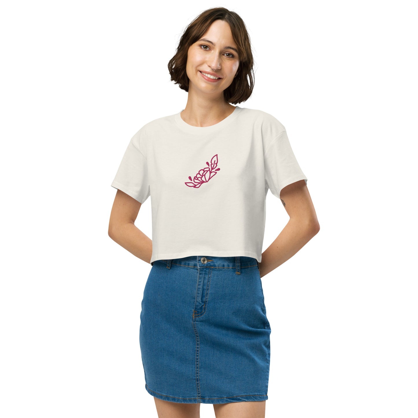 Flower Women’s crop top