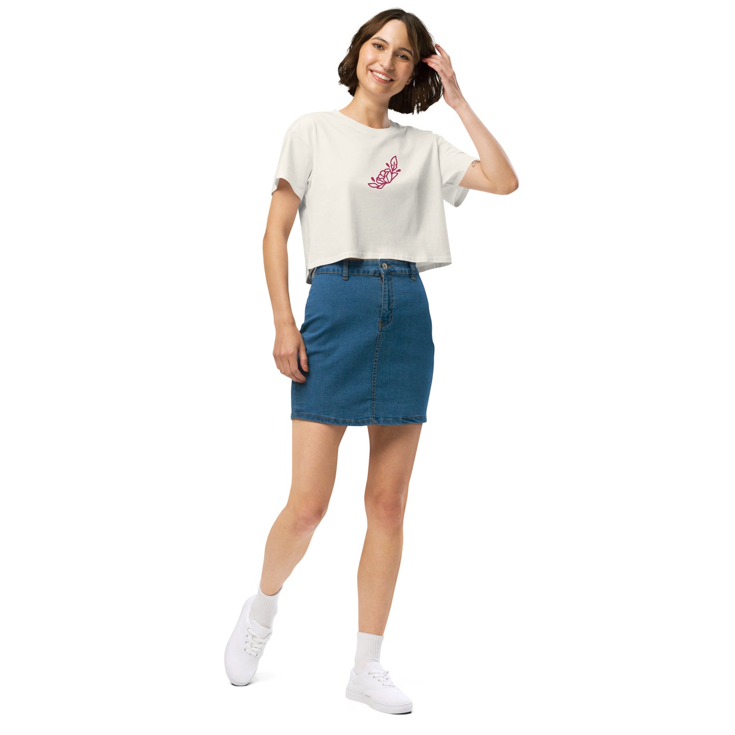 Flower Women’s crop top